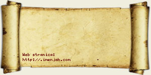 Jakov Naumparac vizit kartica